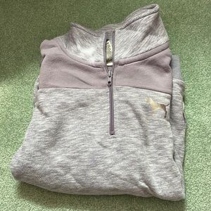 Women’s PINK sweatshirt, 1/4 zip